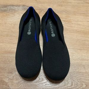 Rothy’s kids black loafers